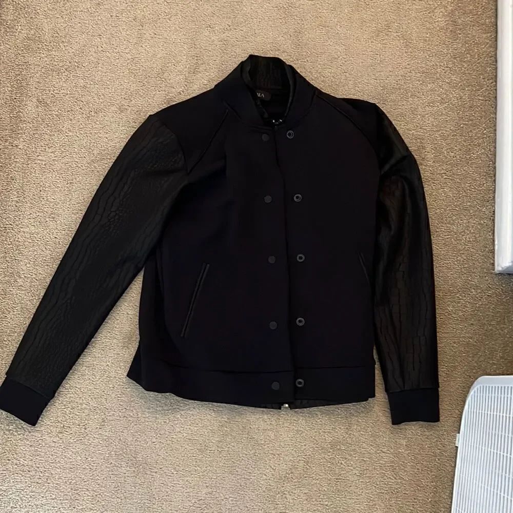 New Alala XS Bomber Black Jacket